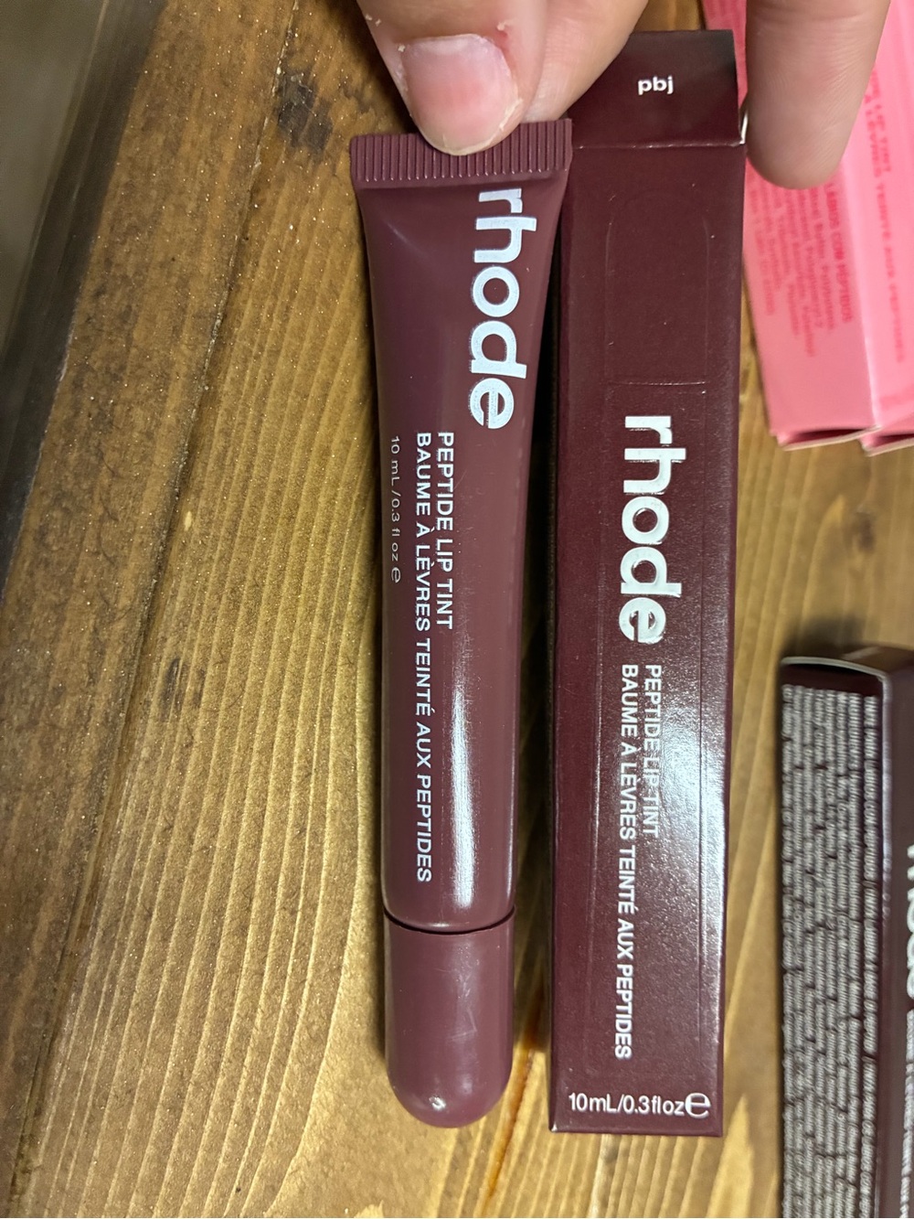 RHODE Peptide Lip Tint — Deep Berry Maroon